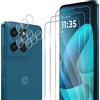 Elyco Vetro Temperato per Motorola Moto G57/G57 Power/G67 Power, 3+3 Pezzi | 3 Pezzi P