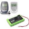 AUVTKALL Batteria di ricambio per Compex Mi Sport 500 mi Sport 500 mi Theta Pro