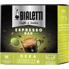 Caffè D'Italia, Box 16 Capsule, Decaffeinato, Intensità 6, Compatibili Con Macch