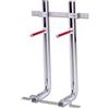 Fischer Staffa per Sanitari Sospesi L Plus, Telaio a L Preassemblato per Fissaggio di WC e Bidet a Muro, 501023