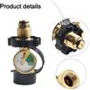 Propane tank pressure gauge Livelli monitor cottura preoccupazioni con l'adattatore manometro propano