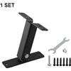Heavy Duty Staffe di supporto per travi rivestite nere pergole kit per ferramenta rialzo te