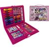 Cartoon Valigetta con colori per bambini Minnie e Paperina Disney set 65 pezzi di colori