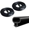 Striscia Guarnizione PVC Nero TPE 2x6M per 3-5mm per Gap per for facile