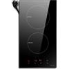 NOXTON Piano Cottura Induzione 2 Fuochi, Piani Cottura 3000W Cucina, Fornello a
