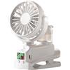 Ventilatore 360 Rotante Portatile Clip Ventilatore Flusso Direzionale Doppi