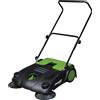 CLEANCRAFT Spazzatrice industriale manuale scopa a spinta pulitrice portatile a rulli 20 Lt