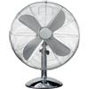DCG Ventilatore Cromato da Tavolo a Pale ø 40 cm Oscillante Motore 50 W a 3 velocità