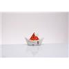 PuntoCasaStore® 1 PZ Barchetta LED La Tipa 10x6 H.6,5 cm Bomboniere 2026 Lampada Decorativa Mode