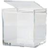 PuntoCasaStore® 1 pz scatole bomboniere trasparenti plexiglass 12x12x12 cm cubo elegante automon