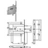 Yale Serratura Triplice da Infilare per Porte Blindate Doppia Mappa Cod 381079