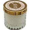 PuntoCasaStore® Candela diamond piccola tappo oro cresima d.7xh.8 cm bomboniera decorazione idea