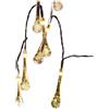 Stringa Luce Goccia Acqua per for solare 60 LED per Illuminazione Patio per for