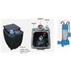 IDRACOM Stazione di sollevamento acque fogna 100 lt. con pompa trituratrice hp.1,5