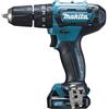 Makita 10.8V Cordless Hammer Driver-Drill HP333DSHX 1.5Ah custodia caricabatt...