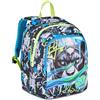 SEVEN SJ GANG STYLE JAM GANG Zaino Scuola Advanced GLACE PANTHER BOY, Doppio Scomparto