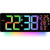 No RGB Digital Clock Timing Aunta Rovescia Draindown 12/24H LED ANNULLA B3Q64434