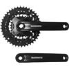 Shimano Tourney FC-TY301 - Set manovella per bicicletta quadrata, 42-34-24 denti
