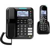 Amplicomms BigTel 1580 Combo DECT Tasti Grandi Telefono, Segreteria Telefonica,