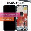 Honor DISPLAY HONOR 90 LITE CRT-NX1 SCHERMO FRAME CIANO BLU VETRO TOUCH PARI ORIGINALE