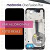 Motorola DISPLAY MOTOROLA MOTO ONE FUSION PLUS XT2067 SCHERMO FRAME + VETRO LCD TOUCH