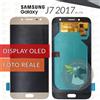 Samsung DISPLAY SAMSUNG GALAXY J7 2017 J730 SCHERMO OLED VETRO LCD ORO GOLD TOUCH SCREEN