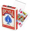 Bicycle Vuoto Posteriore Standard Viso Bianco Rosso Trucchi di Magia Mazzo Carte