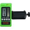 VEVOR Ricevitore Laser per Livella Laser Campo di Lavoro da 60m Rilevatore Laser Raggio Verde Rosso con Segnale Acustico Regolabile Doppio Display LCD, Ricevitore Livella Laser a Bolla con Morsetto