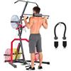VEVOR Attrezzatura per il Fitness Domestico Corner Leverage Gym con Sistema LAT Low Row con Rapporto 2:1, Attrezzatura per l'Allenamento della Forza, per Allenamento Regolabile per Tutto il Corpo