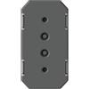 4box - Relè Lite S - Attuatore Smart da derivazione. Attiva 1 Punto Luce. Da incasso. Connesso tramite WiFi, controllabile con App 4box e assistenti vocali Amazon Alexa e Google Home