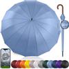 Royal Walk Ombrello Pioggia Grande Antivento Resistente Uomo Donna Classico | Om
