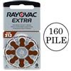 Rayovac 160 Batterie PILE RAYOVAC Extra 312 per Apparecchi Acustici Protesi Udito PR41
