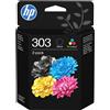 HP 303 Black/Tri - Color Original Ink Cartridge 2-Pack (3YM92AE) - Works Envy 62