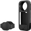 Protezione Silicone Nero per Insta360 X4 Air - Design Slim con Copertura Complet