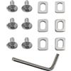 Not specified Set completo di tacchetti pedali compatibili per KEO con rondelle e viti