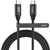 Acer Cavo USB C 240W 1m, Cavo USB C contro USB C Carica rapida, Caricatore Tipo