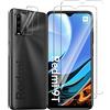 Geemee Pellicola Vetro Temperato+Fotocamera Vetro temperato per Xiaomi Redmi 9T, 【2 Pac