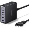 UGREEN CARICATORE USB C 100W ZAPIX RICARICA RAPIDA 8 PORTE CARICABATTERIE TYPE C