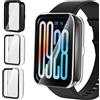 3 Pezzi Cover Con Vetro Temperato per Xiaomi Smart Band 9 PRO (Non per Xiaomi Mi