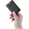 VEGER POWER BANK 10000MAH SOTTILE LEGGERO CARICABATTERIE PORTATILE NERO