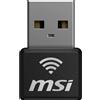 ‎MSI MSI AX1800 Nano WiFi USB Adapter for PC/laptop, WiFi 6 Dual-Band 2.4G/5G Wireles