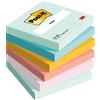 ‎3M Post-it Foglietti, Collezione Beachside, Confezione da 6 blocchetti, 100 Fogli p