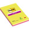 ‎3M Post-it 51340 Super Sticky Foglietti a Righe, 45 Fogli, Confezione da 2 Blocchet