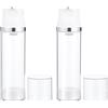 2 Pcs Bottiglie Da Viaggio Vuote Flacone Pompa Per Lozione Airless
