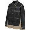Diesel S-After-A Camicia Uomo 50 Nera Twill Drappeggiato Tasche