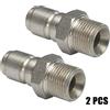 Brand new Pressure Washer-Fitting Stainless-Steel-Connection-Male/Female-Npt-Plug-Fitting