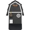 WildYard - Bat Barn Junior Casetta Pipistrelli da Esterno 2 Camere, Bat Box in L