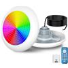 Does not apply Luci Piscina LED Con Filettatura 2", 25W Lampade Piscina RGB Multicolore Con Tel