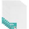 Exerz 40x50cm Pannelli in Tela 6pz - 3mm/ 280gsm/ 100% Cotone Cartoni Telati d'A