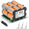 Cityork Aspirapolvere 21,6V Batteria di Ricambio per Tineco Floor One S5 / S5 Pro / S5 P
